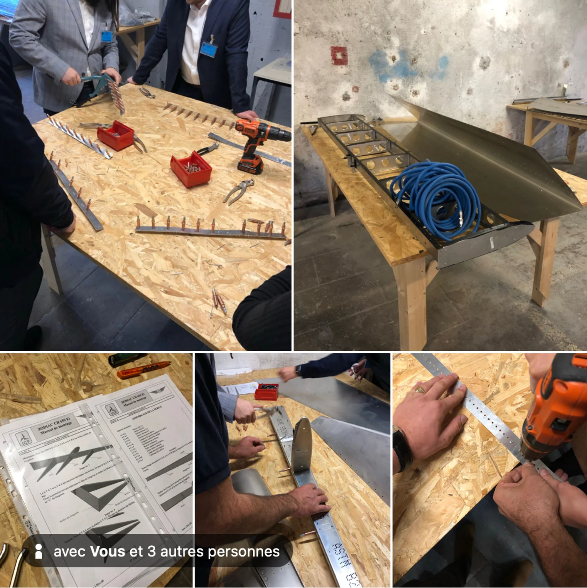 Construction d'un ULM post LinkedIn Image du Projet Haegelen