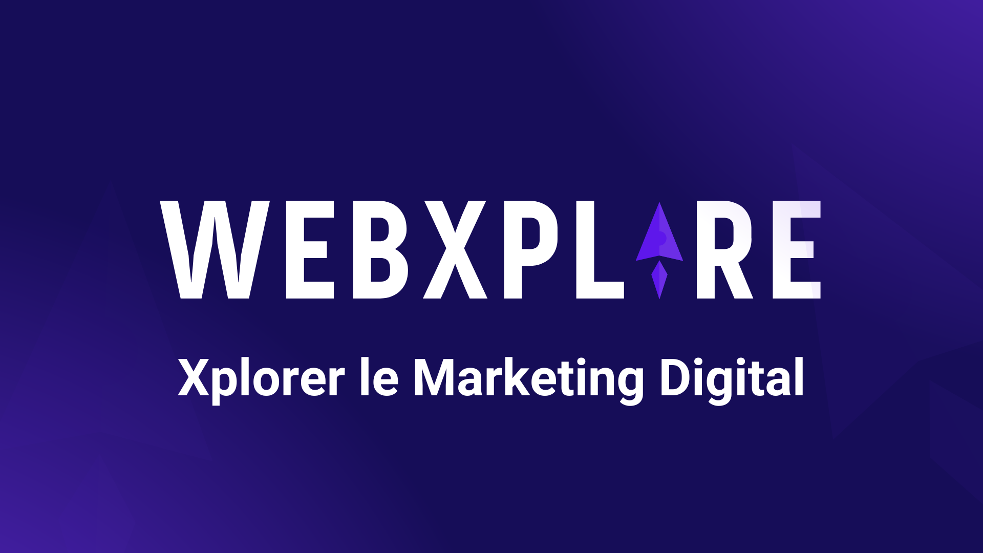 Logo et identité visuelle WebXplore